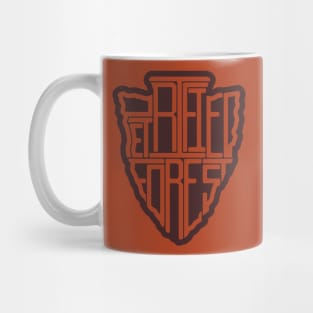 Petrified Forest National Park name arrowhead Mug